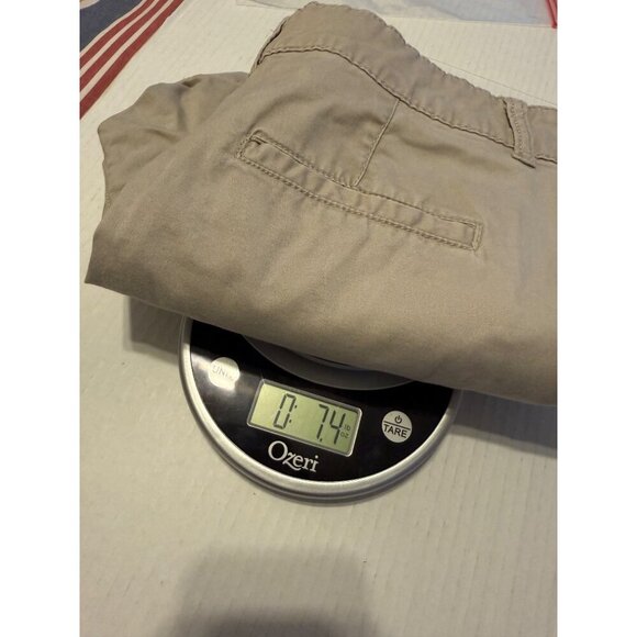 Sonoma Women's Mid Rise Straight Shorts Tan 4 Pockets Size 8 - Picture 15 of 15